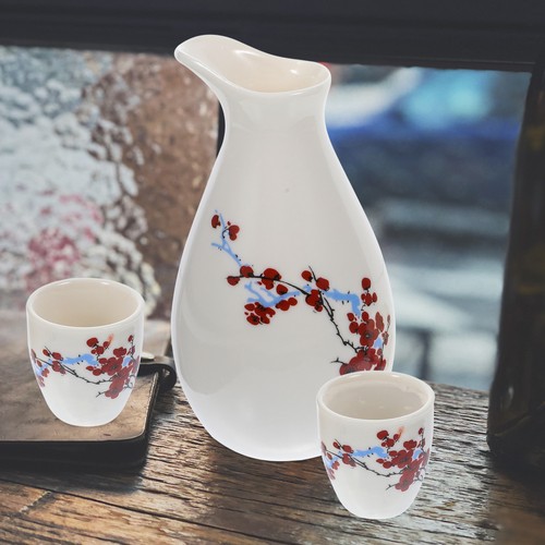 Set ceramic sake cup and - set, pot