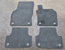 Genuine Audi A3 Velour Carpet Floor Mats Dark Grey