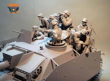 1/16 Resin Model GK, 8 People