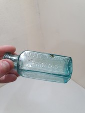 Vintage Aqua Eiffel Tower Lemonade Maidstone Bottle VGC