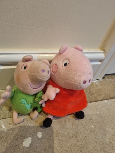 Peppa pig and george plush - peppa,
