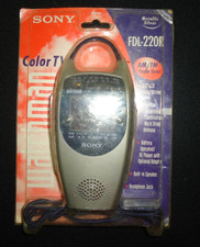 Sony Watchman FDL-220R 2.2" Color LCD Television Combo FM/AM Radio 1997 - New