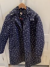 Navy Spotted Boden Raincoat 