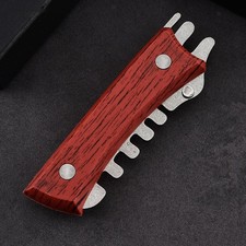 Wood Steel Eyeglass Frame