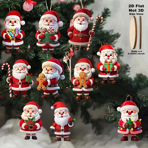 10pcs wooden christmas - 10pcs,