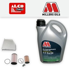 SERVICE KIT for VW GOLF MK6 CABRIO 1.6 TDI OIL FUEL CABIN FILTERS +OIL 2011-2016