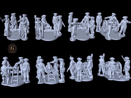 Artillery 15mm 5mm x4 - artillery,
