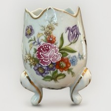 Vintage porcelain egg vase - vintage,