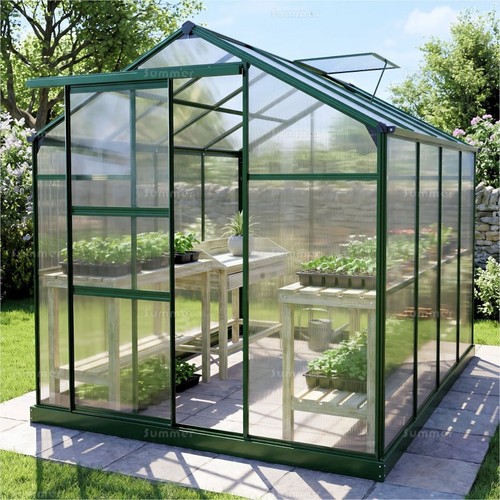 Aluminium greenhouse with - greenhouse,