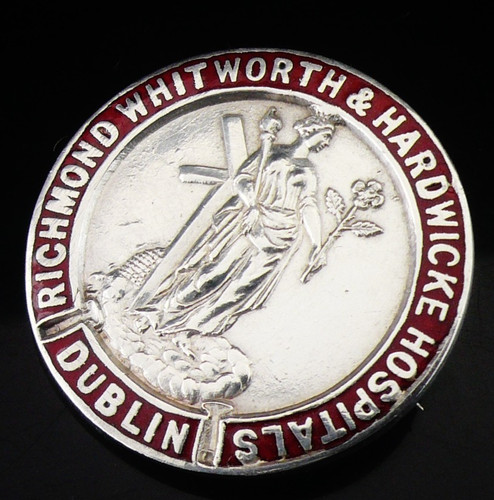 Sterling silver nursing badge - sterling,