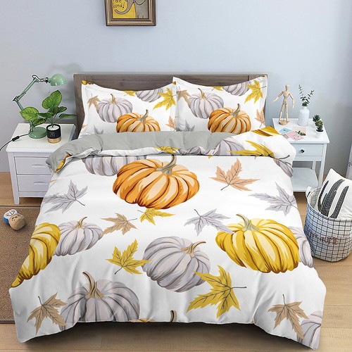 Pumpkin doona duvet - duvet, cover