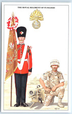 Postcard Royal Regiment of Fusiliers British Army Series Uniforms