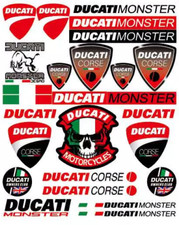 Motorcycle Sticker Decal Sheet