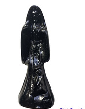 2.5" Black Santa Muerte Statue