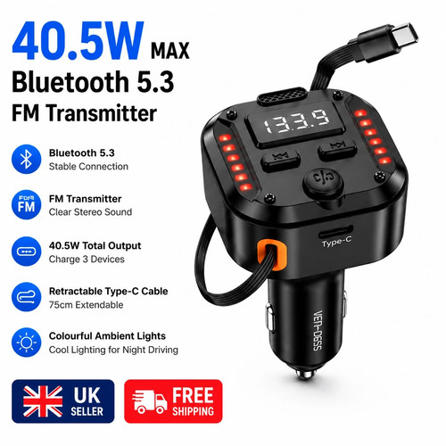 Wireless car bluetooth - bluetooth, fm
