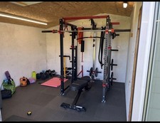 Body Power Freestanding Folding Power Rack. With Various Extras