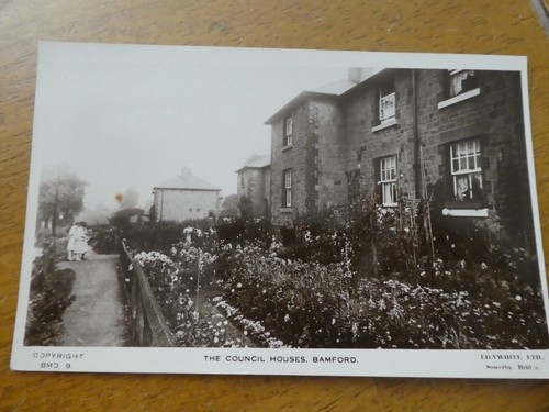 Vintage council houses - council,