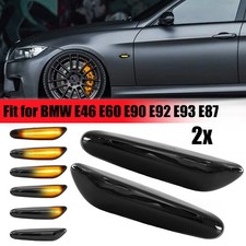 For BMW E46 E60 E87 E82 E90 E91 E92 Dynamic LED Turn Signal Side Light Indicator