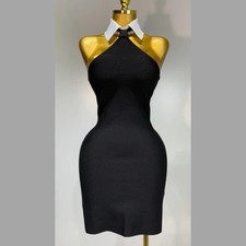 Kailany- Black Halter Bodycon