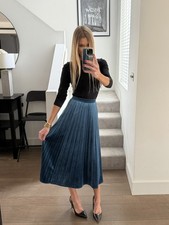 Boden Turquoise Blue Velvet