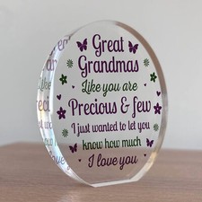 Great Grandma Acrylic Plaque