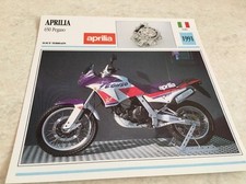 Motorcycle Card Aprilia 650 cc