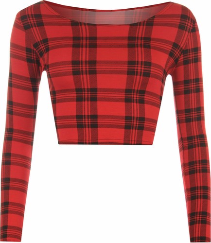 Crop top long sleeve - ,