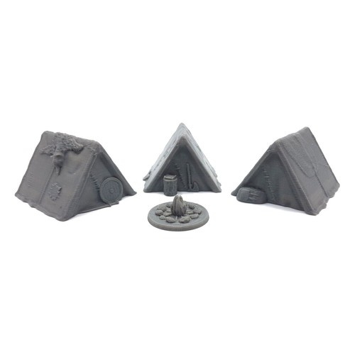 Campsite set 28mm - 28mm, fantasy