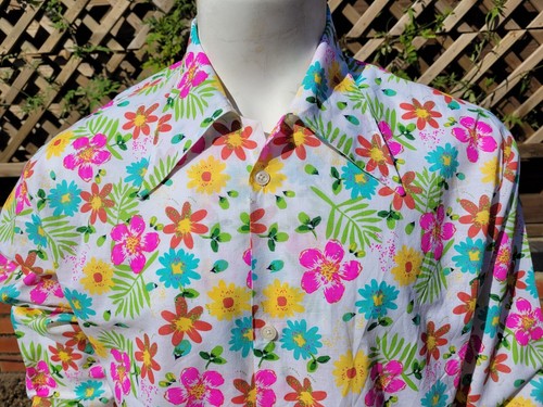 Mens 70s style ditsy - ditsy, floral