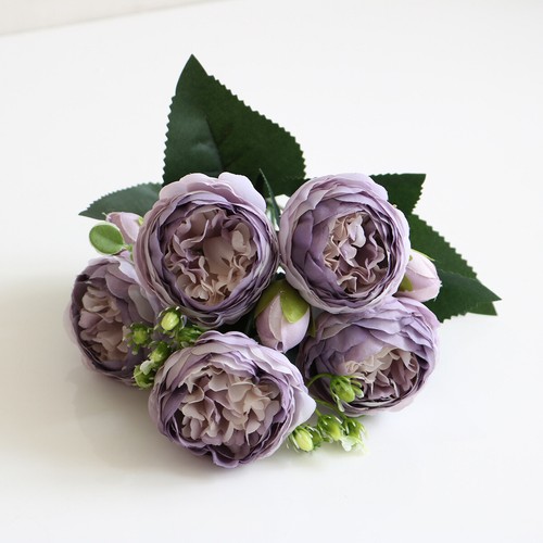 Silk peony artificial - peony, fake