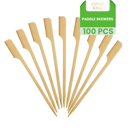 Wooden bamboo paddle - paddle, skewers