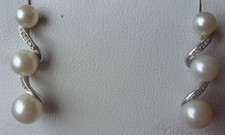 pearl and diamond drop