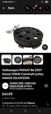Vw Pd 1.9 2.0 2006-2010 Cam Pulley Timing Audi 038109111E 03L109239A