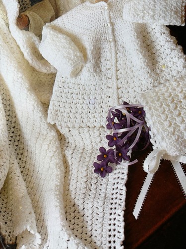 Baby shawl coat bonnet - coat,