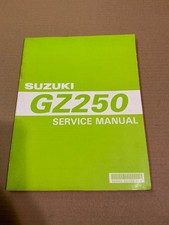 NOS NEW GENUINE SUZUKI WORKSHOP MANUAL GZ250 GZ 250 MARAUDER 1998-1999