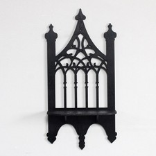 Wooden wall candle - wooden, sconce