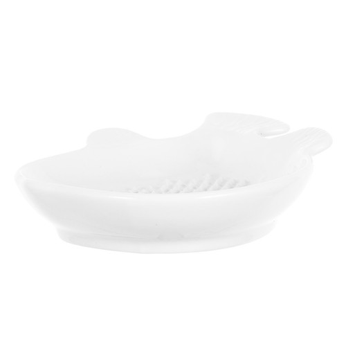 White ceramic hand - ceramic, grain
