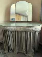 “Lusty” Kidney-Shaped Vintage Retro Dressing Table - COLLECTION ONLY