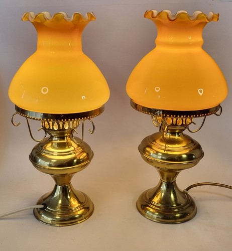 Pair vintage oil - pair,