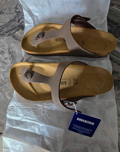 Birkenstock gizeh brown - birkenstock,
