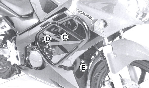 Honda cbr125r engine guard - cbr125r,
