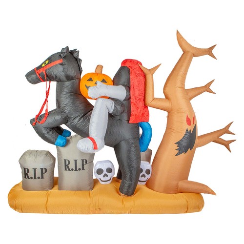Halloween inflatable headless - halloween,