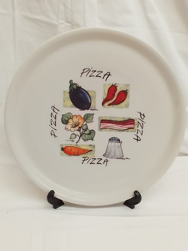 Vintage rare ceramic pizza - ceramic,