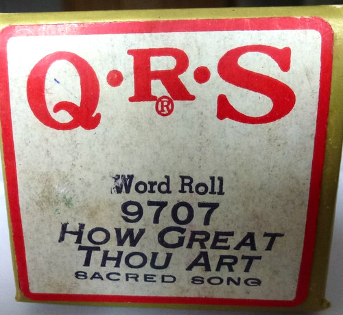 Pianola word roll how - word, great