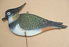 Rare Vintage 1960's/70's Italian LAPWING Decoy with wire stand. Excellent cond.