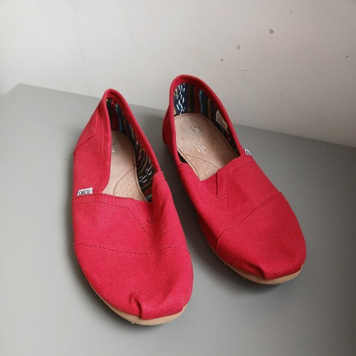 Toms unisex red canvas feel - toms,