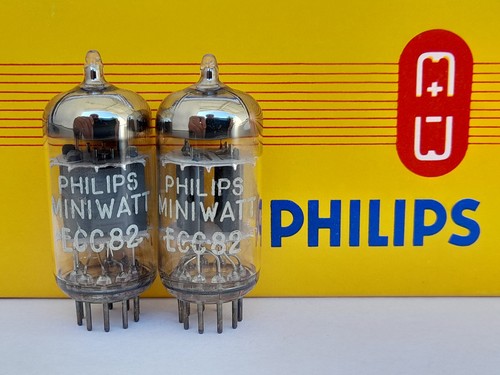 Ecc82 12au7 tubes - 2x, /