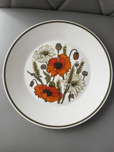 1970s meakin orange poppy - 1970s,
