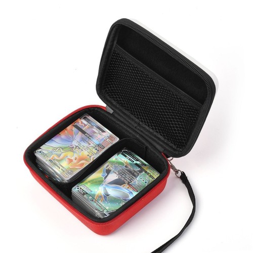 Trading card storage tin - card,