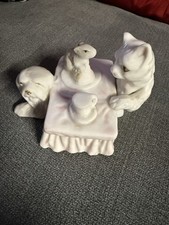 Cat Porcelain Figurines